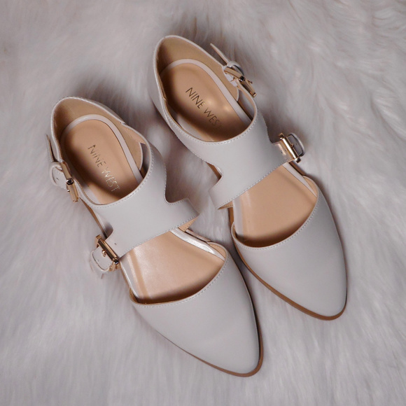 Nine West Shoes | Pointed Toe Ballet Flat | Poshmark Vintage Nine West Peeptoe Classic Original High Heels Rot